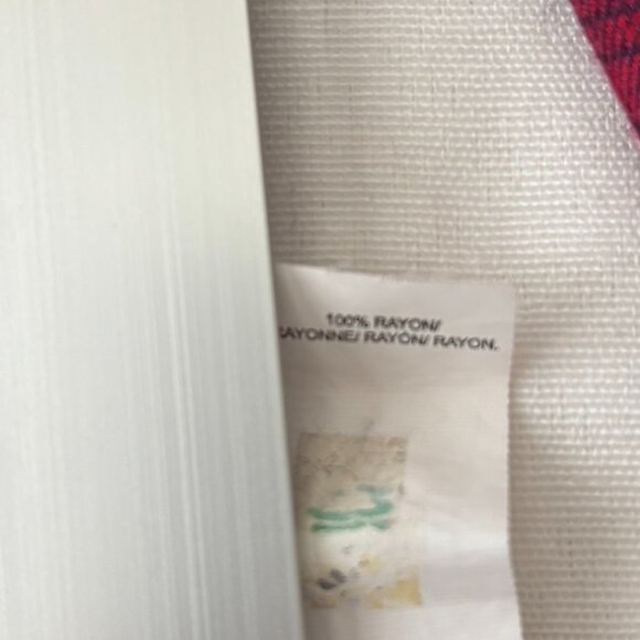 Lucky Brand Red & Black Plaid Tunic Top  XL -Convenient Slit Pockets- - Picture 12 of 15